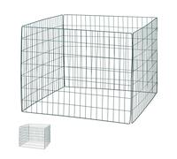 Relaxdays Compostiera in Acciaio, Set da 2 Contenitori da Giardino per Compost,