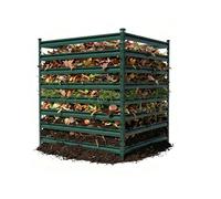 Relaxdays Compostiera metallica da giardino