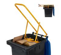 Relaxdays Compressore per bidoni della Spazzatura, compattatore rifiuti Domestici, pressa Manuale