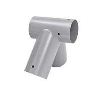 Relaxdays Connettore per Altalena in Acciaio Verniciato a Polvere, Forma ad A a 90°, per Pali Ø100 mm, Grigio