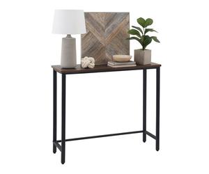 Relaxdays Consolle stretta in stile industriale
