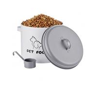 Relaxdays Box metallo con cucchiaio