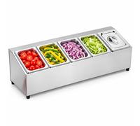 Relaxdays Contenitori ingredienti inox