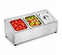 Relaxdays Contenitori ingredienti inox