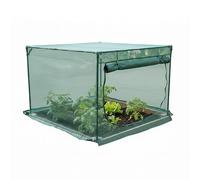 Relaxdays Copertura orto rialzato Anti-Insetti in PP e Ferro, 100x125x125 cm, Verde