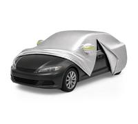 Relaxdays Copriauto Limousine HBT 150x435-470x180 cm, Poliestere, Argento
