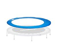 Relaxdays Coprimolle per Tappeto Elastico, Copertura Bordo Trampolino, Larghezza 30 cm, in PVC, Diametro 244 cm, Blu