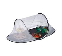 Coprivivande in rete telaio ombrello per proteggere alimenti e dolci pieghevole