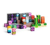 Relaxdays Cubi magnetici, 100 pz, effetto pixel, 3+, multicolore