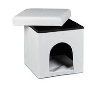 Relaxdays Cuccia per cani e gatti pouf sgabello