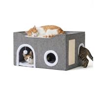 Relaxdays Cuccia pieghevole con tiragraffi