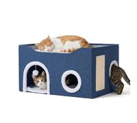 Relaxdays Cuccia pieghevole con tiragraffi