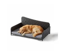Relaxdays Cuccia rattan con cuscino