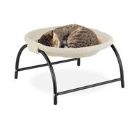 Cuccia Rialzata Amaca Gatti Brandina Animali Lettino Cuscino Bed Cat 25x45x42 cm