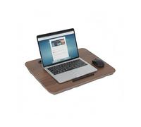 Relaxdays Cuscino per Laptop Supporto per Cellulare, LxP: 42 x 32 cm, Vassoio per Laptop per Letto e Divano.