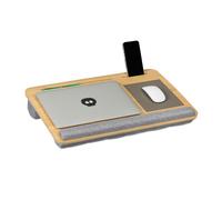 Relaxdays Cuscino per notebook in bambù