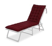 Relaxdays Cuscino per Panca, Imbottito e Trapuntato con Lacci, Esterni, panchine e Pallet, Varie