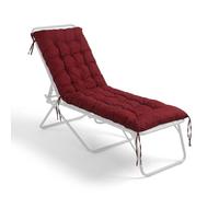 Relaxdays Cuscino per Panca, Imbottito e Trapuntato con Lacci, Esterni, panchine e Pallet, Varie