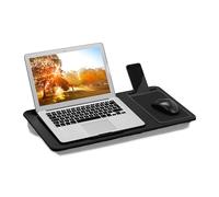 Relaxdays Cuscino Porta PC da Letto, Supporto Computer Portatile con Mousepad, Supporto Laptop Divano, HLP 5,5x58x30,5cm