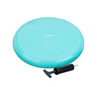 Relaxdays Cuscino Propriocettivo, 33 cm, Balance, con Pompa e Ago nel Manico, Equilibrio, con Nodi, Fitness, Verde Menta