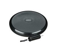 Relaxdays Cuscino Propriocettivo, 33 cm, Balance, con Pompa e Ago nel Manico, Equilibrio, con Nodi, Fitness, Nero