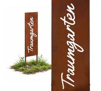 Relaxdays Decorazione giardino effetto ruggine