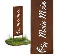 Relaxdays Decorazione giardino effetto ruggine