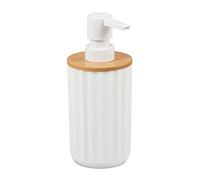 Dispenser di sapone manuale Dosatore per liquidi 340 ml ecologico Bianco