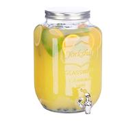 Dispenser per Bevande 8 L , Contenitore in Vetro, alla Spina, con Rubinetto