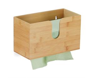 Relaxdays Dispenser porta asciugamani da parete