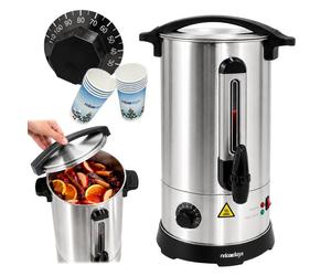 Relaxdays Dispenser vin brulé acciaio inox
