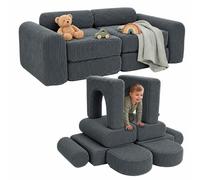 Relaxdays Divano modulare 10pz