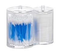 Relaxdays Doppio contenitore in acrilico