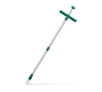 Relaxdays Estirpatore, Sarchiatore Manuale con Artigli in Acciaio a Molla, per Rimuovere le Erbacce, L 100 cm, verde