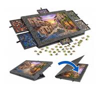 Relaxdays Feltro puzzle, 6 cassetti