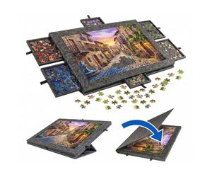 Relaxdays Feltro puzzle, 6 cassetti
