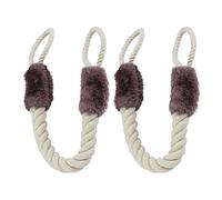 Fermaporta corda Paracolpi per maniglie 60 cm Cotone Fermaporta a corda Set da 2