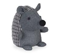 Relaxdays Fermaporta a forma di riccio grigio