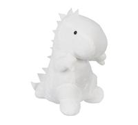 Relaxdays Fermaporta da Pavimento in Stoffa, Design Dinosauro, Peso per Porte e Finestre Morbido, Peluche per Cameretta, Poliestere, 23 x 14 x 21 cm
