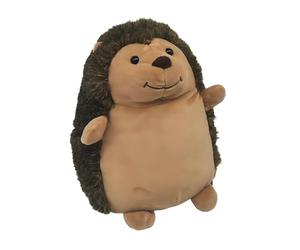 Relaxdays Fermaporta Igel in Tessuto e Sabbia, da Terra, Marrone, 21 x 16 x 14 cm