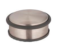 Relaxdays Fermaporta in Acciaio Inossidabile, HxD: 4 x 10 cm, Door Stopper, Blocca Porte Pesante e Antiscivolo, Bronzo, Inox, 4 x 10 x 10 cm