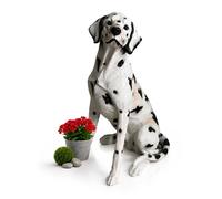 Relaxdays Figura cane da giardino XXL resina