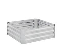 Relaxdays Fioriera alta in metallo 30x90x90 cm