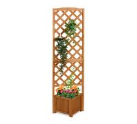 Relaxdays Fioriera con grata per rampicanti 180 cm