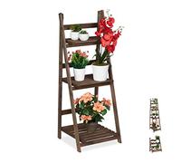 relaxdays Fioriera per Piante, Legno, 108,00 x 41,00 x 40,00cm
