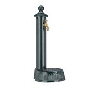 Relaxdays Fontana a Colonna, Giardino, Terrazza, Stile Antico, Rubinetto, Vasche