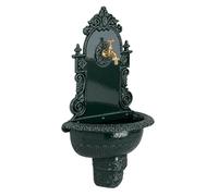 Relaxdays fontana da parete XL in stile antico con rubinetto