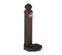 Fontana Esterno Colonna Rubinetto Fontanella Giardino Vasca HxLxP: 77x29x33,5 cm