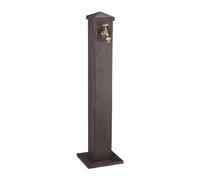 (TG. 91 cm) Relaxdays Fontana a Colonna da Giardino, Rettangolare, Antica, con R