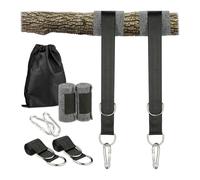 Relaxdays Ganci e cinghie di fissaggio per amaca